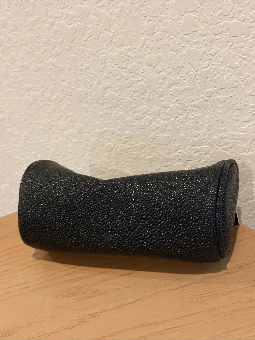 Kendra Scott Black Cosmetic Zip Pouch with Gold Hardware
